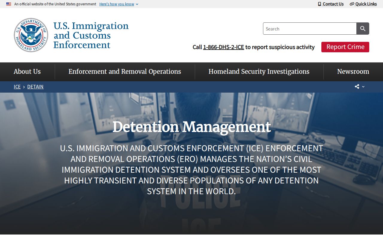 Doña Ana County Detention Center release and ICE detainer guidance